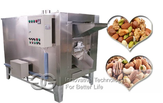 Multi-purpose Dry Nuts Seeds Beans Roasting Machine