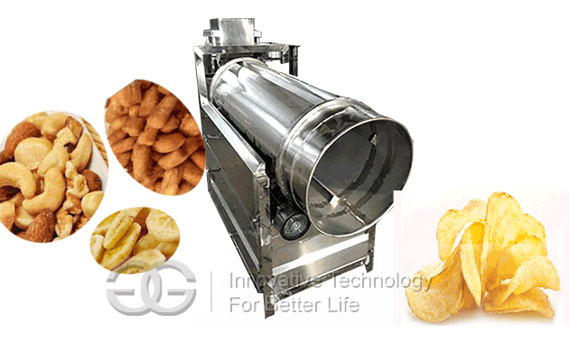 drum chips flavouring machine