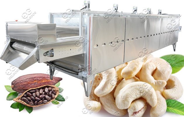 Continuous Nut Roasting Line For Peanut Cashew Chinese Supplier