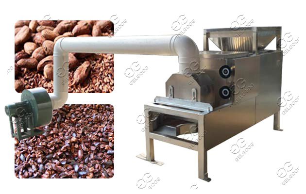 cocoa bean peeling machine 