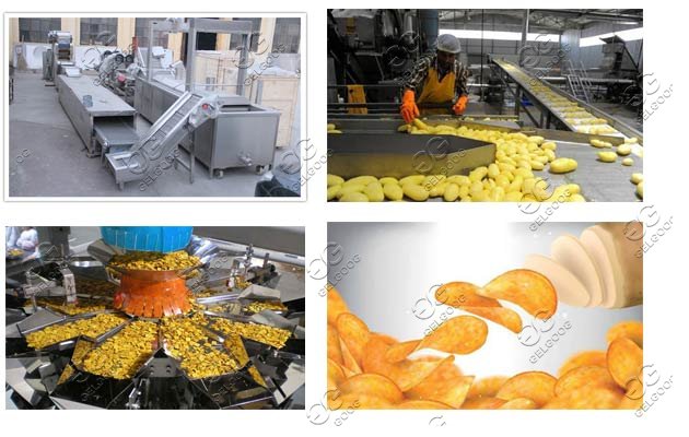 Automatic Compound Potato Chips Machine|Potato Crisps Production Line