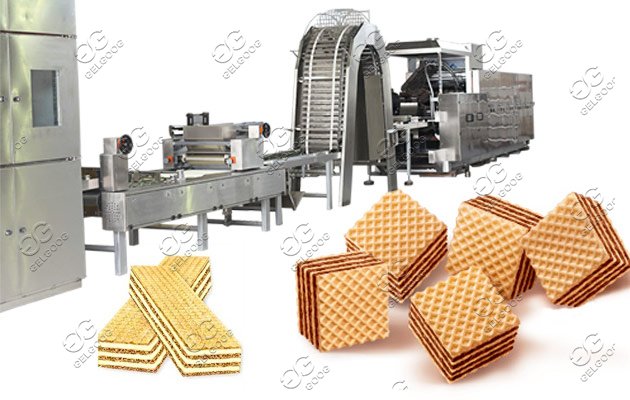 Wafer Biscuit Cookie Production Line With 51 Moulds