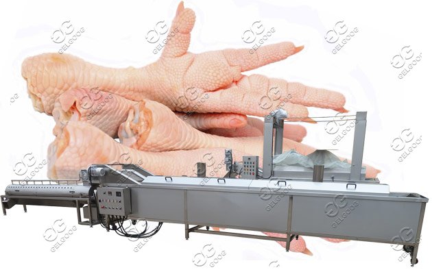 chicken feet skin peeling machine