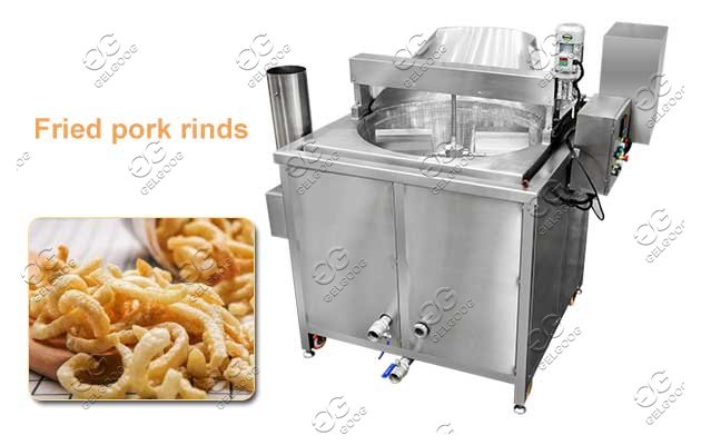 Pork Rinds Pig Skin Batch Fryer Stainless Steel Machine