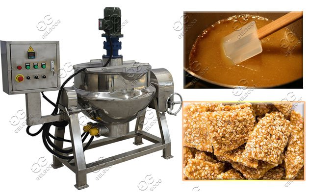 Sugar Melting Cooker Machine|Jacketed Brew Kettle Sugar Making Machine