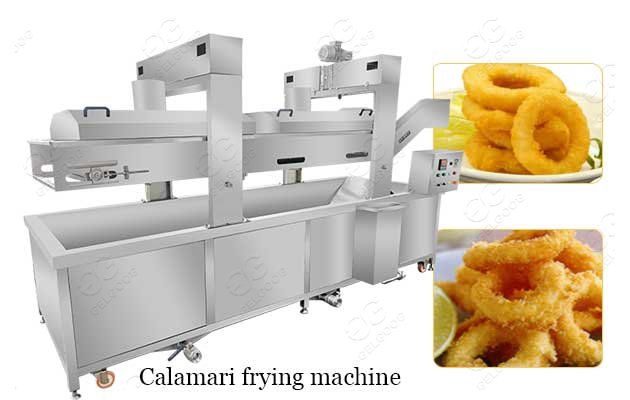 Commercial Squid Rings Calamari Frying Machine