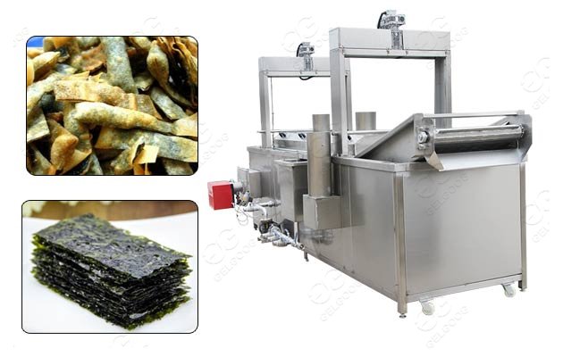 Crispy Seaweed Snacks Automatic Frying Machine