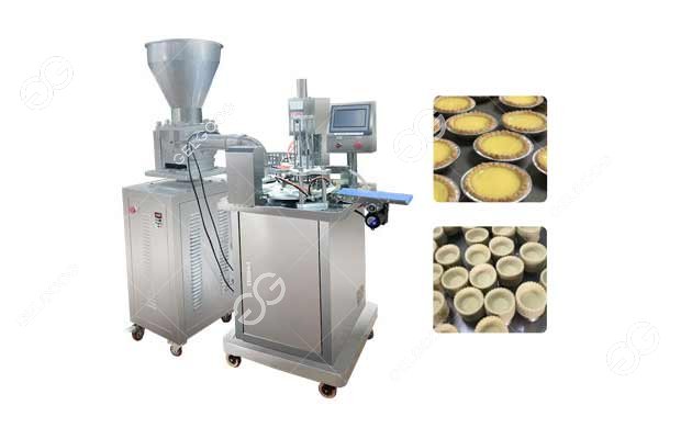 Continuous Egg Crust Tart Making Machine