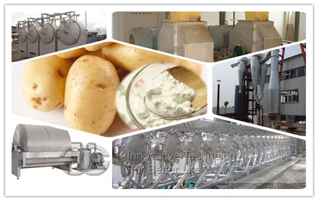 commercial potato starch line