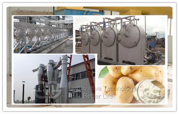 potato starch processing line