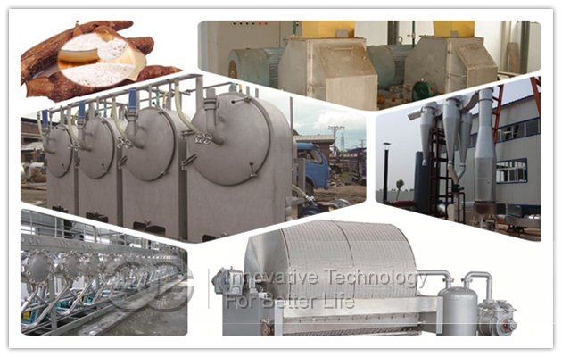 cassava starch extraction machine