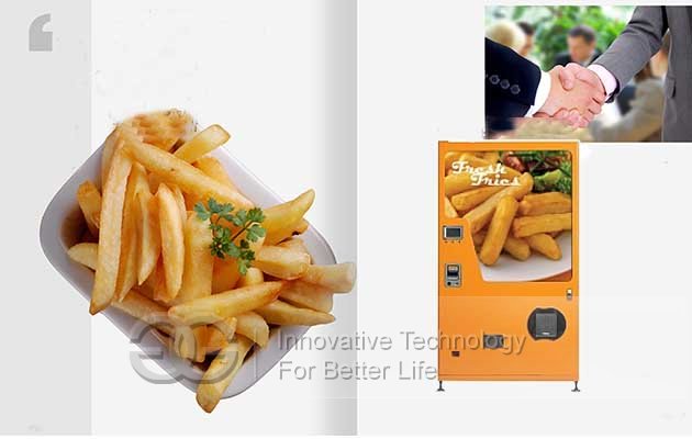 automatic french fries machine