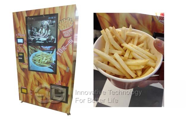 french fry vending machine