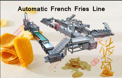 automatic french fries machine