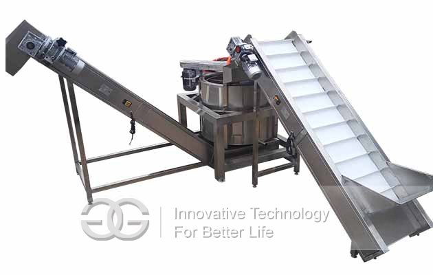 automatic vegetable dewatering machine