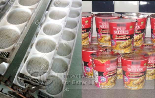 cup noodle production line