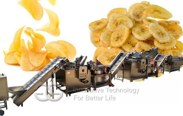 potato plantain chips machine