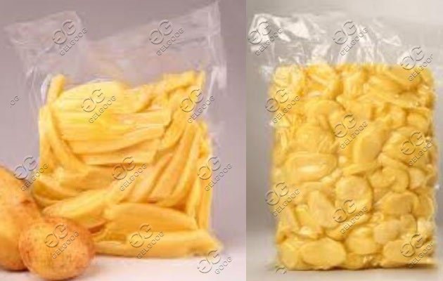 vacuum packed potato machine