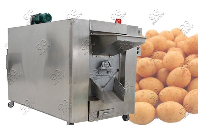 flour coated peanut machine