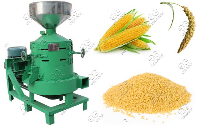 machine for peeling oat