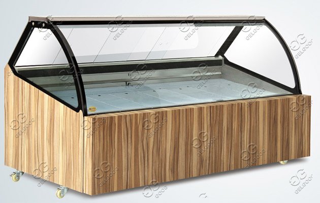 refrigerated freezer display cabinet