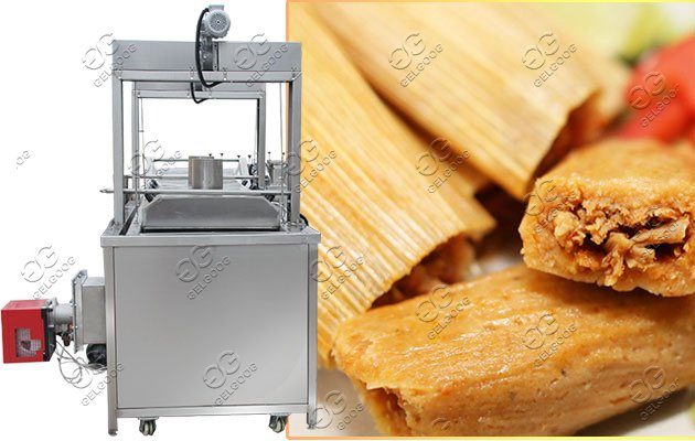 continuous tamales frying machine