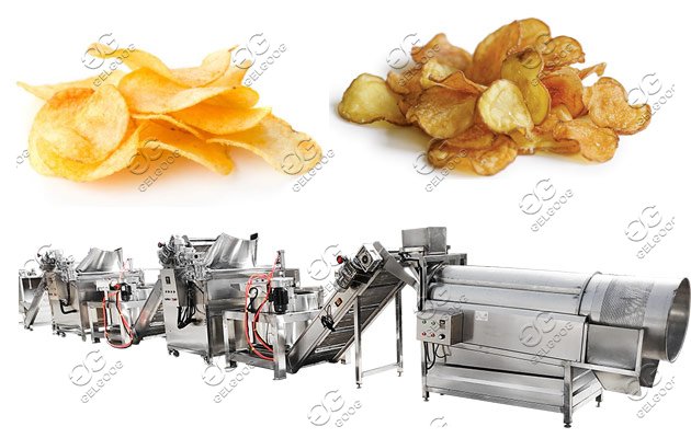 potato chips process machine