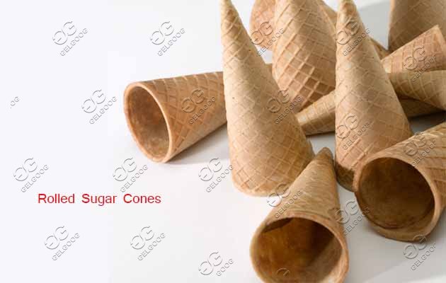 rolled sugar cones machine