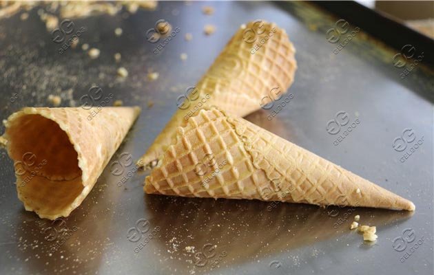 ice cream cone production line