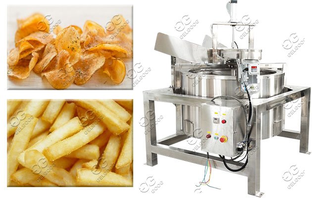 automatic fried food de-watering machine