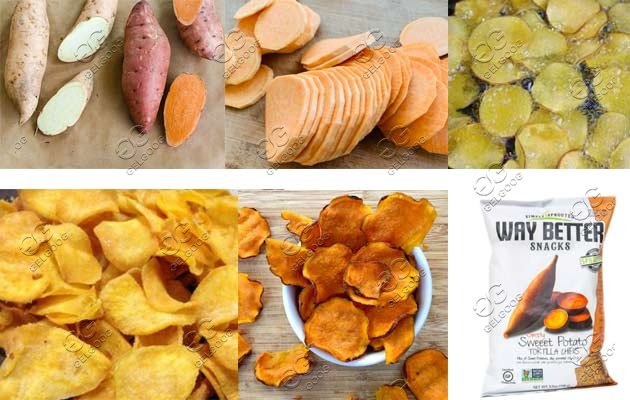 sweet potato chips making machine