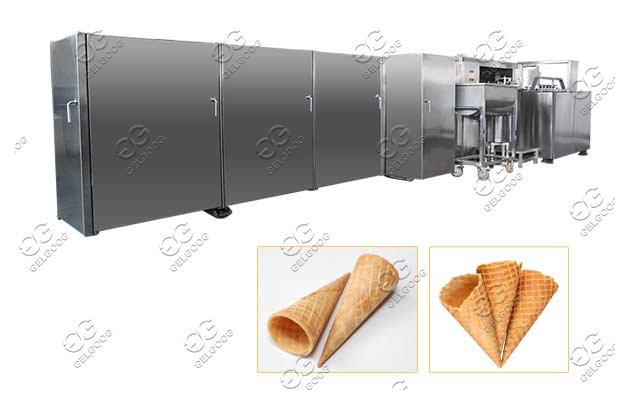 automatic waffle cone production line