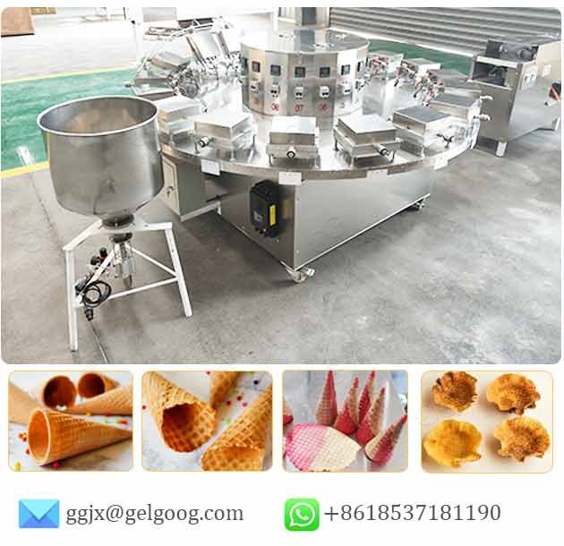 commercial waffle cone making machine