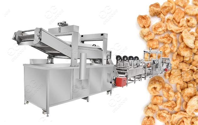 pork skin frying machine for sale