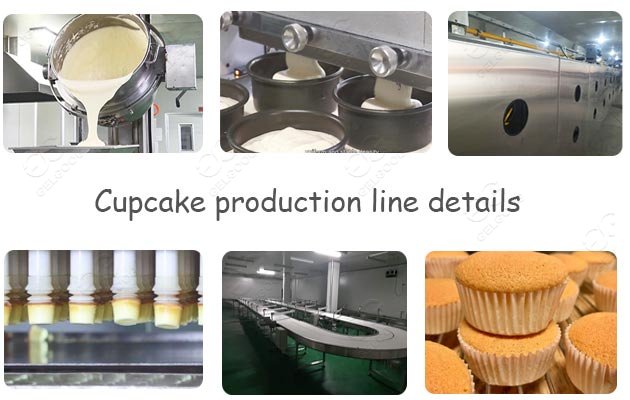 cupcake produciton line