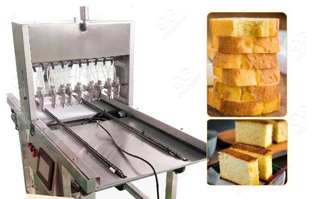 oil spraying machine for cake