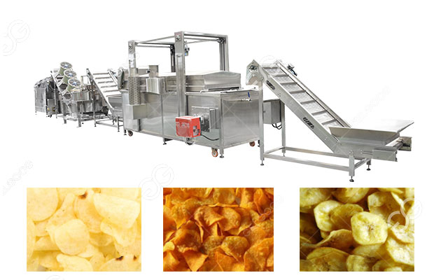 automatic potato chips plant manufacturer