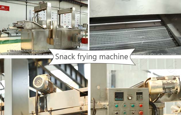 bread snack chips frying machine