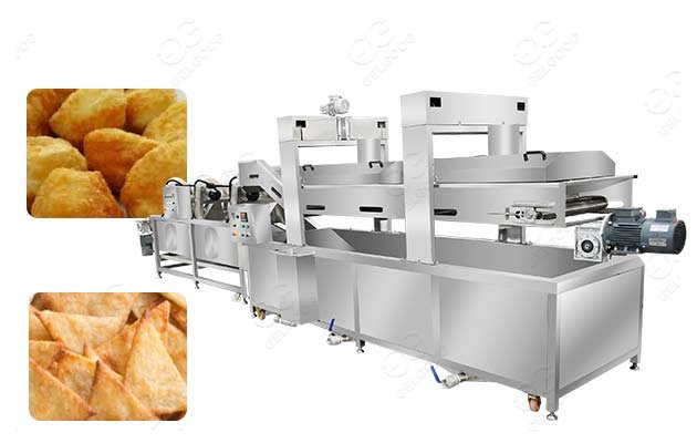 industrial fried snack processing machine