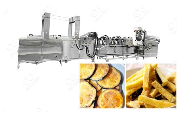 commercial eggplant frying machine