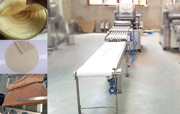 industrial spring roll wrapper making machine