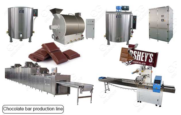 industrial chocolate production line