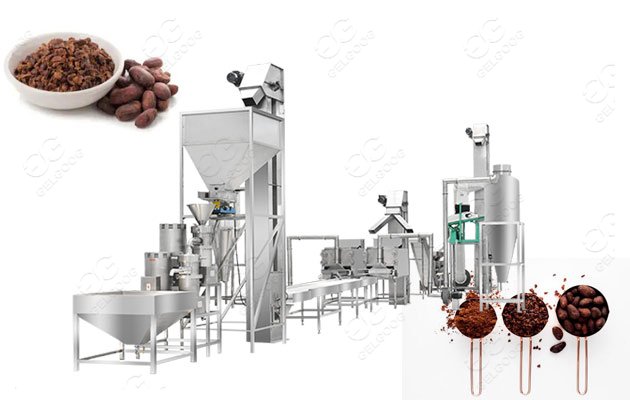 industrial cocoa powder processing plant