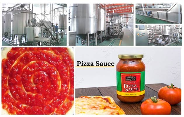 industrial pizza sauce processing line