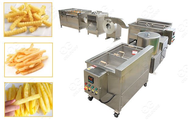 french fries processing machine