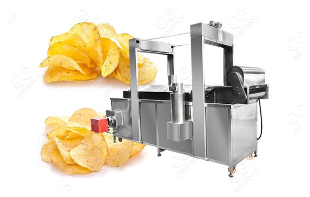 continuous potato chips fryer