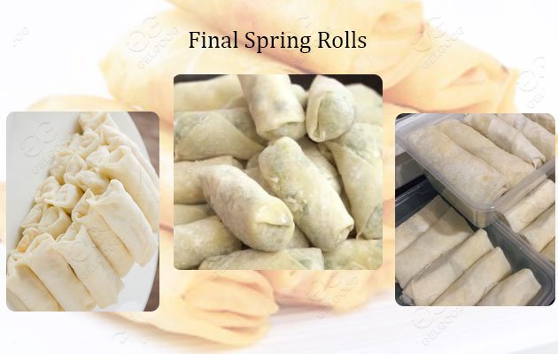 automatic spring rolls machine