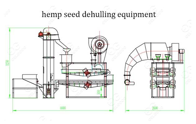 industrial hemp seed dehulling equipment