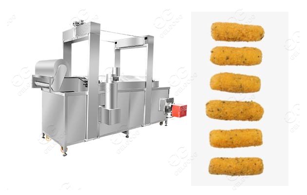 mozzarella stick frying machine