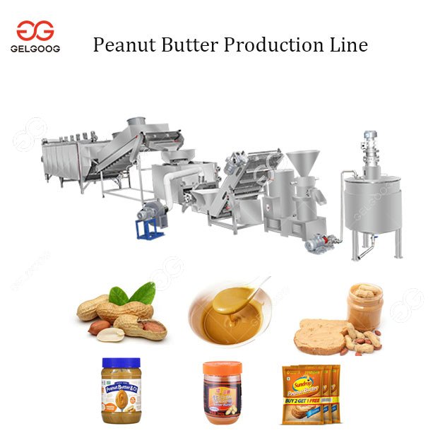 peanut butter production line